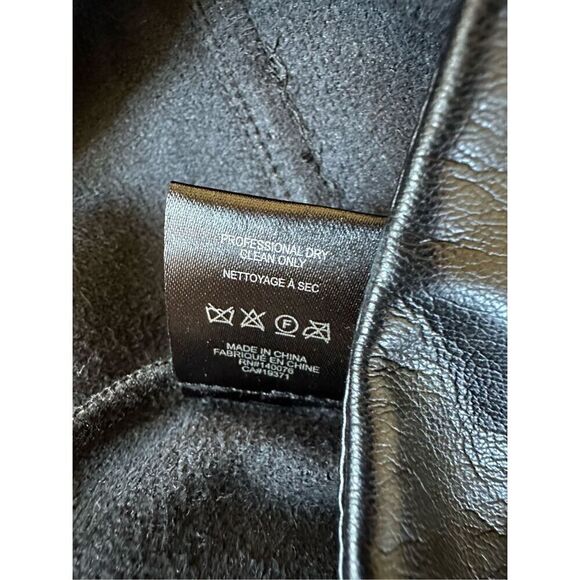 Generation Love Ari Vegan Leather Cargo with Rhinestone Buttons Skirt Black Size - Picture 9 of 9